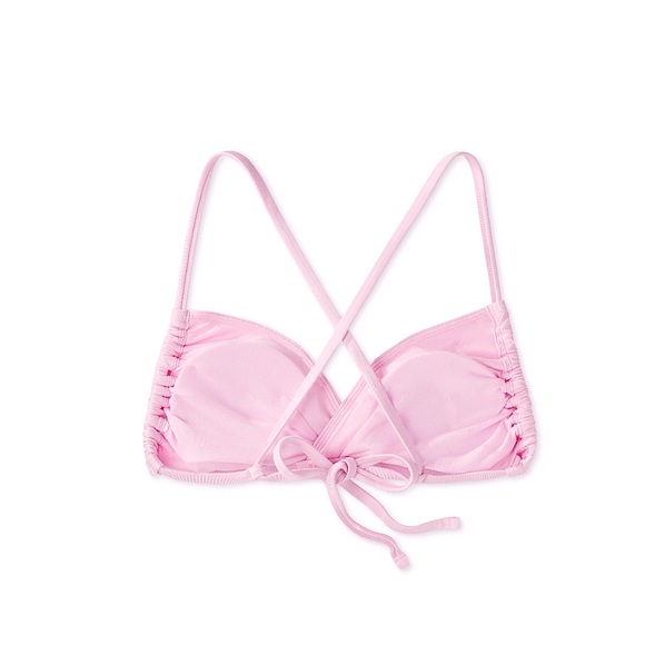 Wild Fable Twist-Front Bralette Bikini Top in Light Pink Lure, Women's Size XL. - Picture 5 of 6